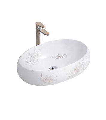 China Factory Wholesale High Quality Modern China Sink Manufacturer Fashionable Easy Clean Ceramic Color Art Wash Basin for sale