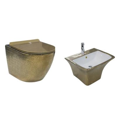 China Double-Flow Extended Porcelain Sanitary Portable Gravity Ware Inodoro Bathroom Wall Hanging Flush Toilet for sale