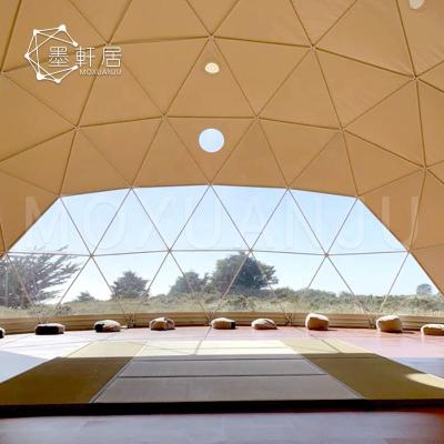 China Eco Geo Star Dome Structure Glamping Tent Village Leisure Yoga Tube Type Tent Stake Price Event America for sale