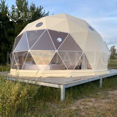 China New Stake Fashion Tube Star Type Gazing Outdoor Popular Starry Field Geodesic Dome Tent House Hotel for sale