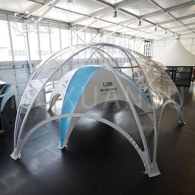 China Extended Type PVC Outdoor Clear Trade Show Geo Igloo Hexadome Tent For Events for sale