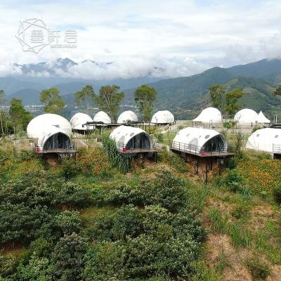 China High Quality Extended Type Outdoor Camping Resort Room Hotel Glamping Tent Of Off Road for sale