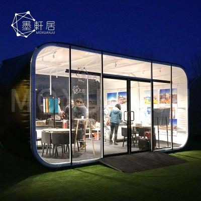 China Extended Type Mobile Prefab House Glamping Office Meeting Booth Partition Hotel Tent In Malaysia for sale