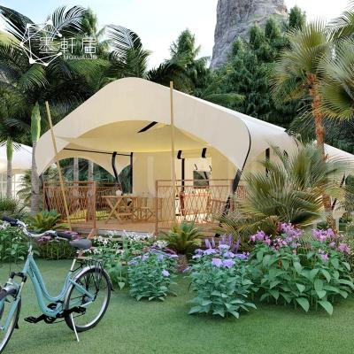 China Extended Type Thailand Summer Beach Party Hawaii Glamping Travel Vacation Waterproof Tents for sale