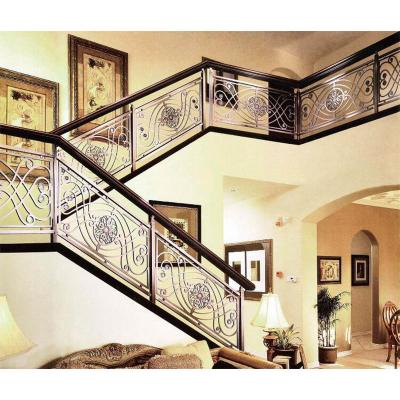 China Modern 2022 New Design Wrought Panel Aluminum Metal Ornamental handrail Balustrades & Handrails for Outdoor Decoration for sale