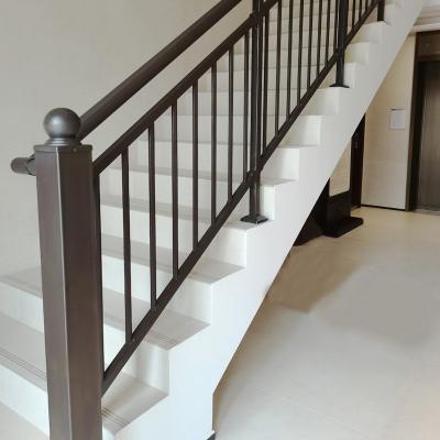 China Modern Aluminium Metal Stair Handrail Balcony Balustrade Aluminium Handrail For Stair Aluminium Balustrade Handrails for sale