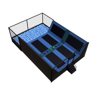 China With Bigjoys Indoor Playground Free Jump Protective Net Trampoline for sale