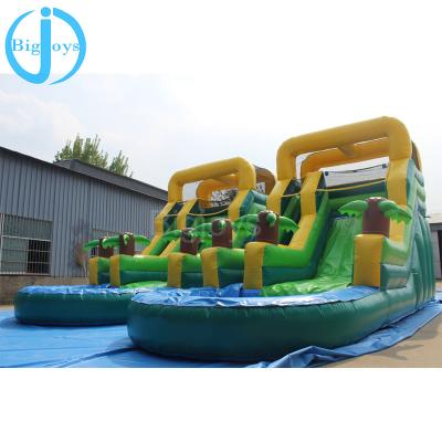 China best selling 0.55mm pvc inflatable slide for swimming pool for sale