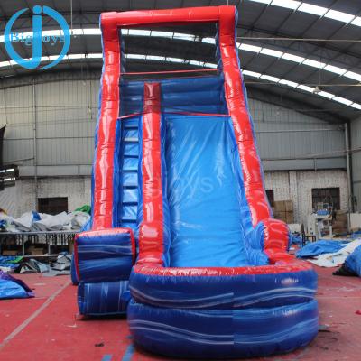 China 2021 New Design PVC Inflatable Swimming Pool Water Slide For Sale for sale