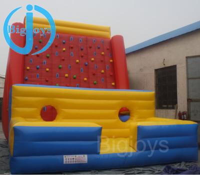 China PVC Inflatable Climbing Wall Games , Commercial Inflatable Games for sale