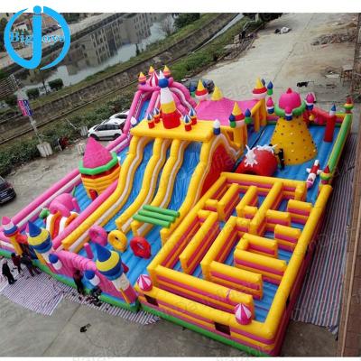 China Attractive PVC Inflatable Obstacle Course Game For Sale for sale