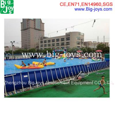 China 2013 New Design PVC Commercial Grade Cheap Steel Frame Swimming Pool for sale