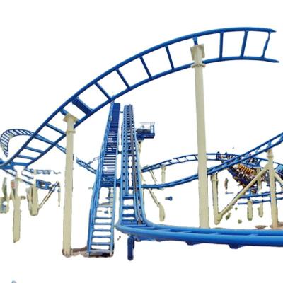 China Metal 16P Long Track 290m Amusement Rides Suspended Family Spinning Roller Coaster For Sale for sale