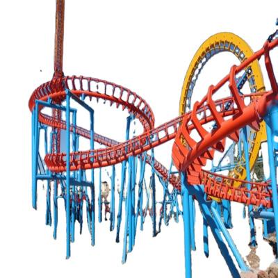 China Crazy Metal Small Metal Rides Roller Coaster Factory Price Amusement Park Equipment Exciting Theme Park Factory Price Exciting Theme Park for sale