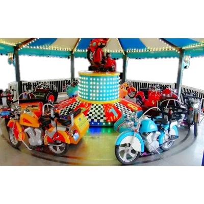 China Carousel for sale carousel for sale 2022 new product indoor amusement park kiddie ride on motorcycles fairground electric swing rides motorcycle racing for sale for sale