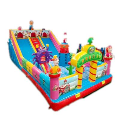 China Other Other Bouncy Castle House Air Castle Slide Factory Wholesale Price Combo Bouncy Inflatable Jumping Water Slide for sale