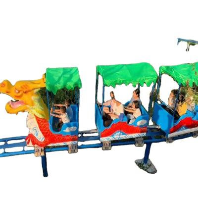 China Other Other Cheap Monorail Tourist Sky Train Monorail Dragon Train Coaster Sliding Sightseeing Roller Coaster C for sale