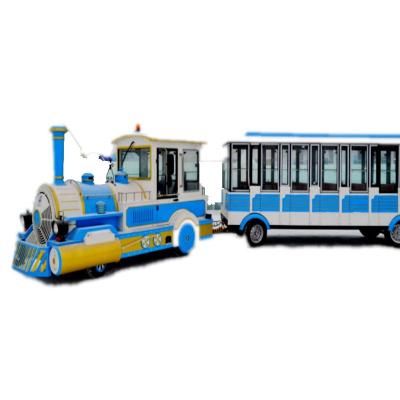 China Metal 25 42 52 62 Seat Amusement Park Ride Amusement Park Ride Passenger Diesel Gasoline Railless Electric Train For Sale for sale