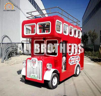 China Outdoor New Design Mall Playground Battery Tourist Bus Tour London Bus Tour For Sale for sale