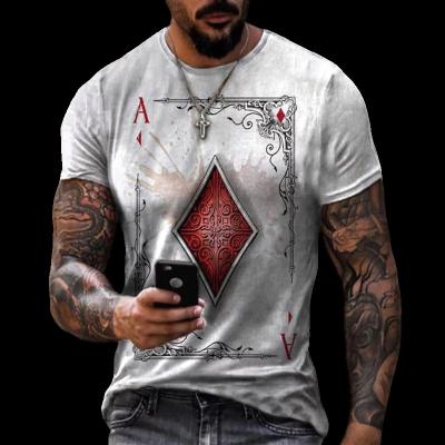 China custom Anti-wrinkle 3D round neck shorts sleeve unisex men's casual sports tops Digital printing T-shirt for sale