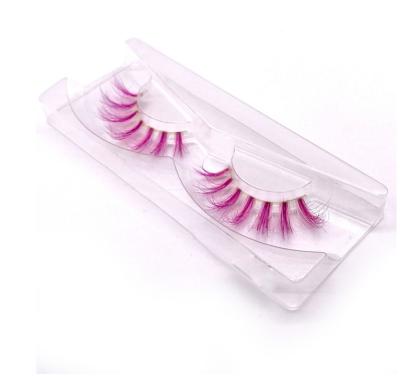 China Long a pair natural boxed three-dimensional multi-layer false thick natural flexible chemical fiber eyelashes 3D manufacturers wholesale for sale