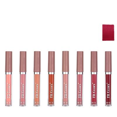 China Matte Colors Adjustment Sunscreen Matte Stick Cup Lip Gloss Non Easy To Fade Outer Liquid Mist Tube Lipstick 8 Color Set Slim Box for sale