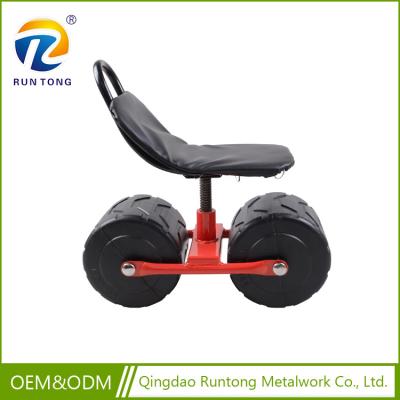 China Chrome Plated Premium Low Cost Rolling Iron Red Workmen's Tool Welding Trolley for sale