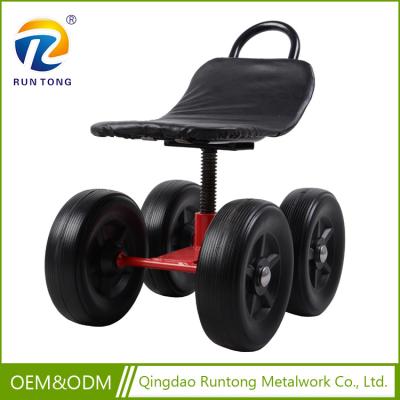 China Chrome Plated Hot Sale Small Farm Seat Cabinet Seat Cabinet High Quality Indoor Modern Tool Wheeled Garden Cart for sale