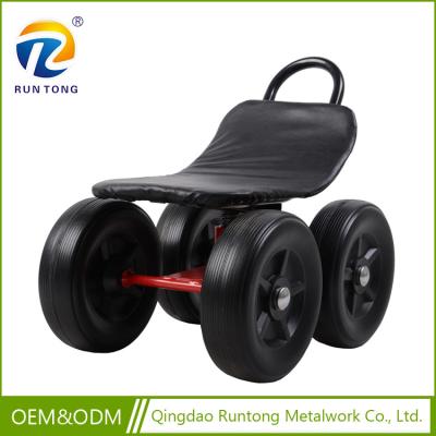 China Chrome Plated Premium Hot Sale Useful Durable Small Green Farm Manual Garden Cart for sale