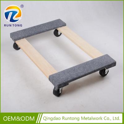 China High Quality Four Wheel Cheap Mesh Trailer Wood Dolly Tools for sale