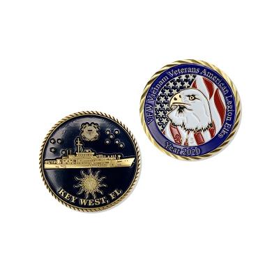 China Europe 2022 New Style Custom Challenge Coins Commemorative Coin Solid Brass Coins for sale