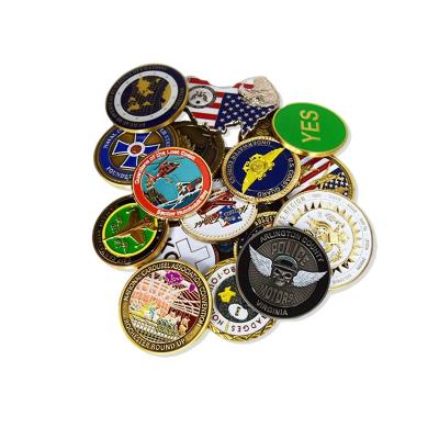 China Wholesale Europe Coin 2022 Soft Enamel Metal Challenge Coins Sale Custom Plated Coins For Sale for sale