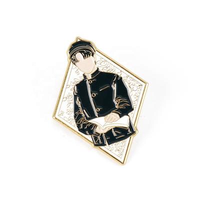 China Global Wholesale Custom 2d/3d Metal Fashion Anime Character Badges Lapel Pins for sale