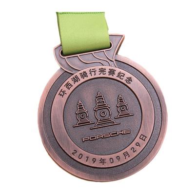 China Commercial Display China Manufacture No Min Order Souvenir Sport Marathon Finisher Medal Custom Custom for sale