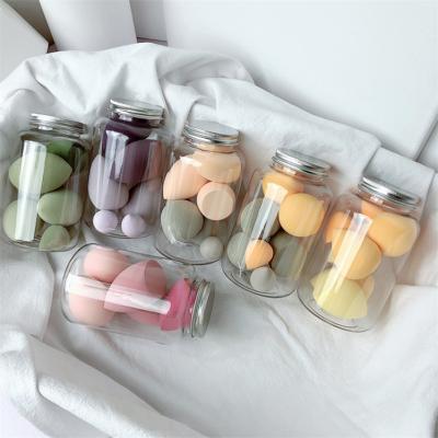 China Q Private Label Makeup Sponge Remover New Arrival Soft Elastic Makeup Sponge Set 5 Pcs Makeup Sponge Set for sale