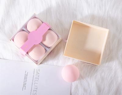 China Large Q Peach Marshmallow Makeup Sponge Private Label Marshmallow Blender Wholesale Soft Elastic Blast for sale