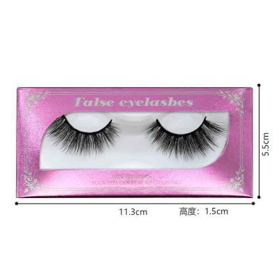 China Natual False Mink Eyelashes 25mm Mink Fur Eyelashes Custom 3d Eyelashes With Colored Box for sale