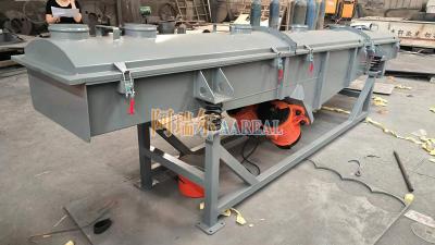 China Carbon Steel Multi-deck Activated Carbon Granules Linear Vibrating Sieve Rectangular Separator For Activated Carbon Granules for sale