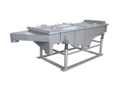 China Quick Lime Powder Linear Vibrating Screen Machine Rectangular Separator for sale