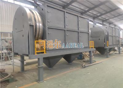 China Stainless Steel Shaftless Rotary Trommel Screen For Titanium Dioxide Wet Screening for sale