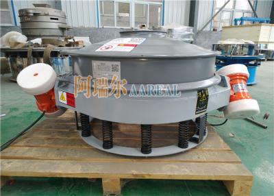 China Double Motor Low Profile Flow Thru Vibrating Control Sieve For Silicon Metal Powder for sale