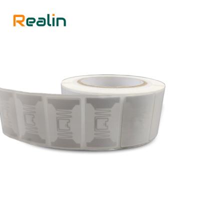 China Factory Price Passive 53x33mm UHF RFID Apparel Taggs Labels Printable Garment for sale