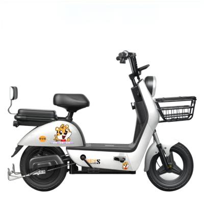 China Steel Linyi city double work leisure travel two-wheeled electric bicycle for sale