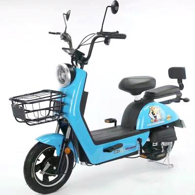 China Steel Two-wheeled electric long-distance lithium battery electric scooter adult scooter adult electric bike with seat for sale