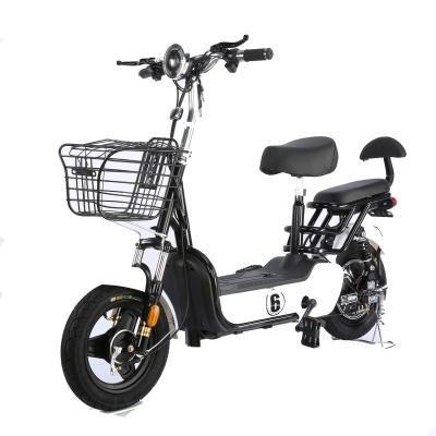 China Steel Two-wheeled electric car Long-distance lithium battery electric scooter for adults Electric bike with seat for adults for sale