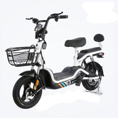 China Steel High Speed Long Distance Adults Electric Motorcycle 2 Wheel Electric Scooter 350w Electric Bike China E Mopeds for sale