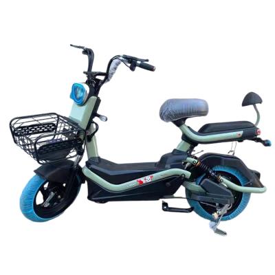 China Steel 2023 New Model 350W 48V12AH City Ebike road Electric Bike for sale