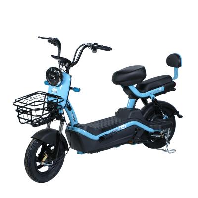 China Steel Factory wholesale two-wheel electric scooter 450W48V city electric bicycle multi-color fashion travel electric vehicle for sale