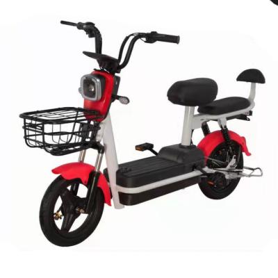 China Steel New fashion cheap electric bike 48V electric scooter for students and adults for sale