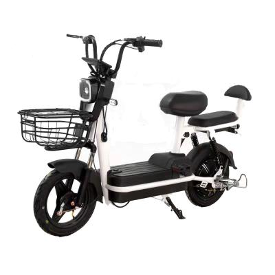 China Steel Super Powerful Fast Tire Electric Bike Bicycle Two Seat Lithium Battery Cycle Electric Bicycle for sale